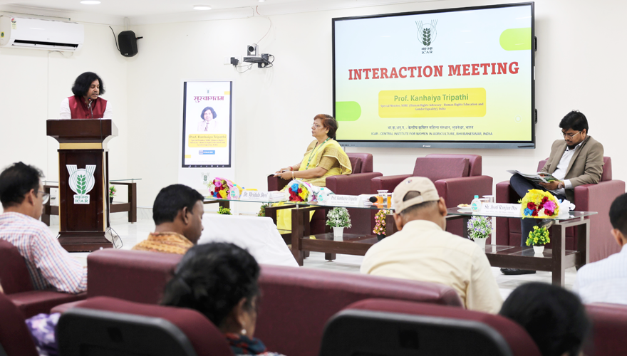Visit of Prof. Kanhaiya Tripathi, Special Monitor, Human Rights Advocacy (Human Rights Education & Gender Equality), NHRC, India at ICAR-CIWA on 25 March 2026